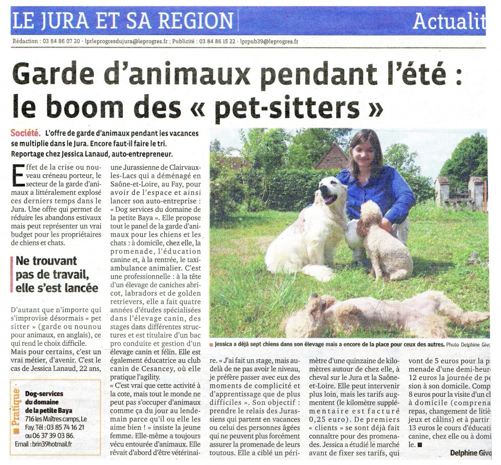 pension chien jura bernois